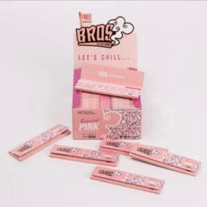 Bros Pink Coloured Rolling Paper - Wholesale