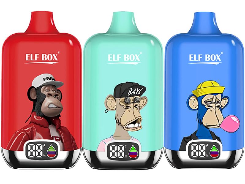 Elf Box (Monkey Design) 12000 Puffs